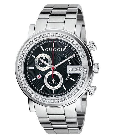 buy gucci watch box|men's gucci watch diamond bezel.